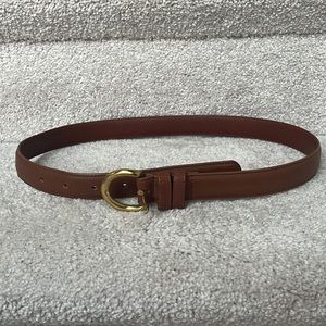 Coach leather belt